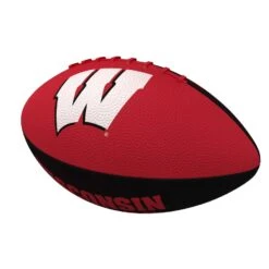 Wisconsin Badgers Pinwheel Logo Mini Football