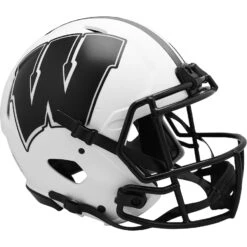 Wisconsin Badgers Fanatics Authentic Riddell LUNAR Alternate Revolution Speed Authentic Football Helmet