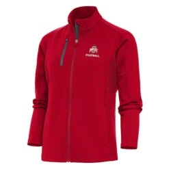 Ohio State Buckeyes Antigua Women's Football Generation Full-Zip Jacket - Scarlet