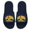 West Virginia Mountaineers ISlide Youth Football Varsity Slide Sandals - Navy