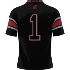 #1 Washington State Cougars ProSphere Youth Endzone Football Jersey - Black -Football Related Stores youth prosphere number 1 black washington state cougars endzone football jersey pi5234000 altimages ff 5234300 b754cddb28e8eea75aafalt3 full